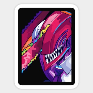 Anime Chainsaw Devil Hunter Sticker